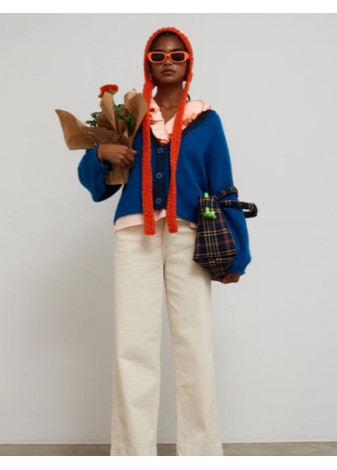 Chaqueta Dr. Bloom Cocoon Azul