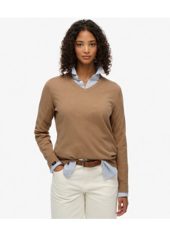 Jersey Superdry Pico Básico Camel
