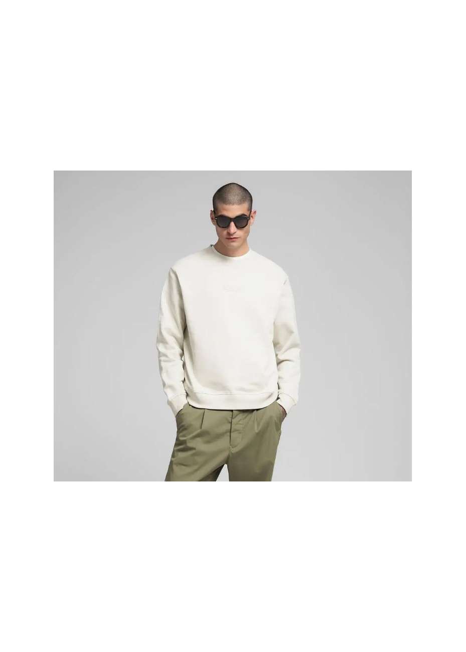 Sudadera Replay Básica Logo Crudo