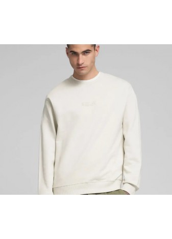 Sudadera Replay Básica Logo Crudo