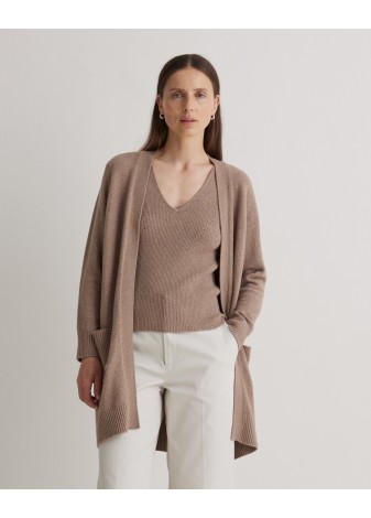 Cardigan Yerse Larga Mezcla...