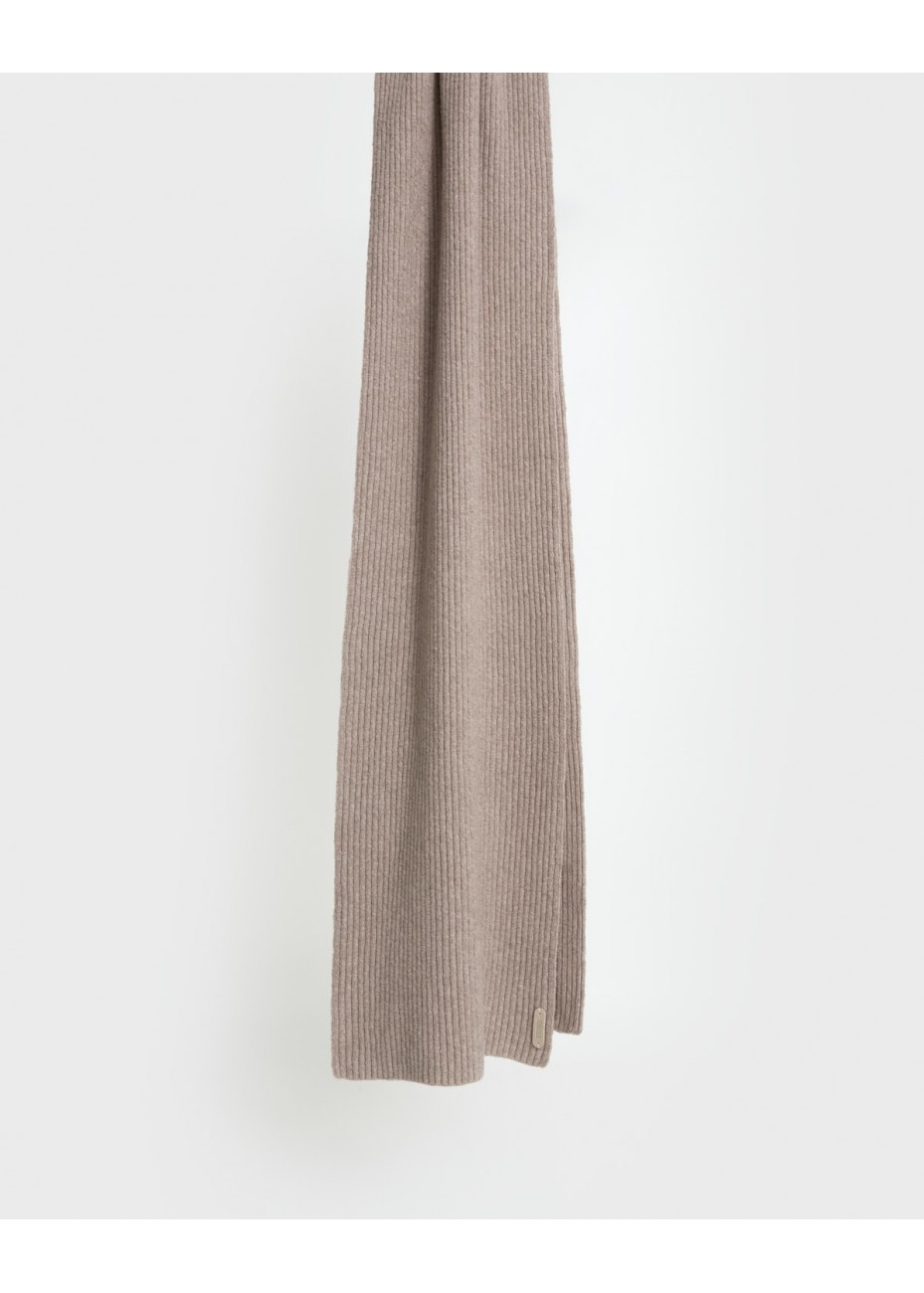 Bufanda Yerse Mezcla Algodón Tricot Marrón