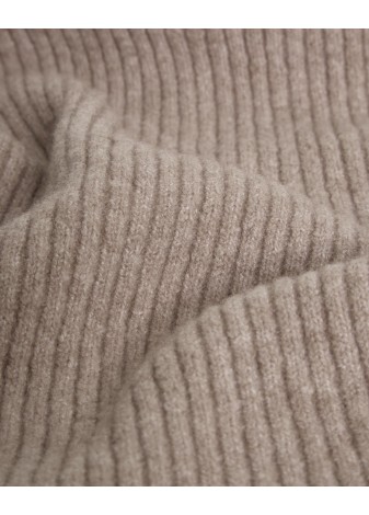 Bufanda Yerse Mezcla Algodón Tricot Marrón