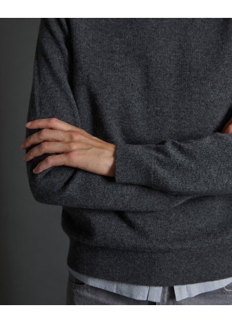 Jersey Yerse Cashmere Cuello Redondo Gris