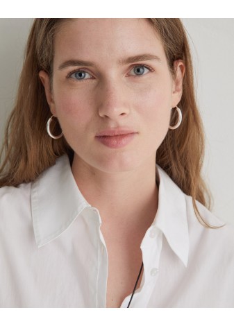 Camisa Yerse Popelín Algodón Orgánico Blanco