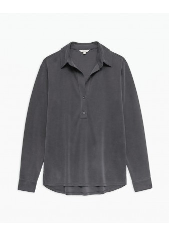 Camisa Yerse Punto Cuello Polo Gris