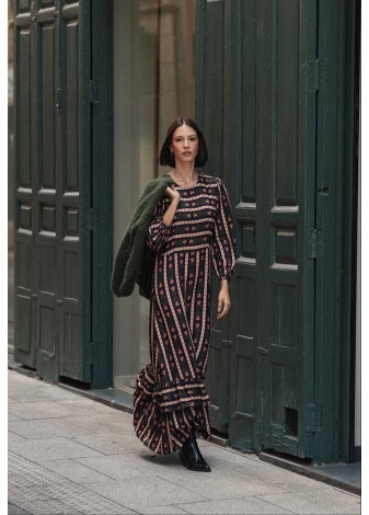 Vestido Castaño de Indias...