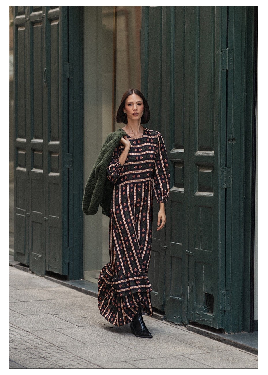 Vestido Castaño de Indias Charlotte