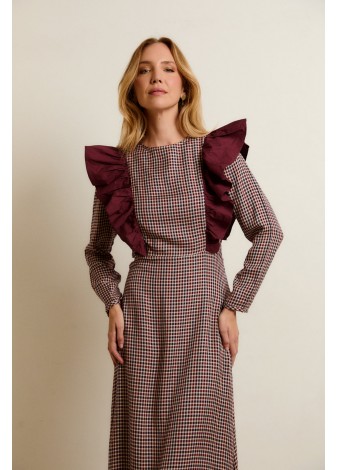 Vestido Castaño de Indias...