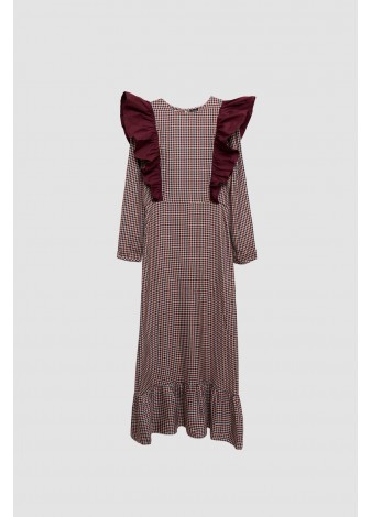 Vestido Castaño de Indias Marilyn Burdeos