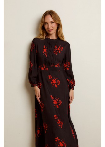 Vestido Castaño de Indias Marais Negro