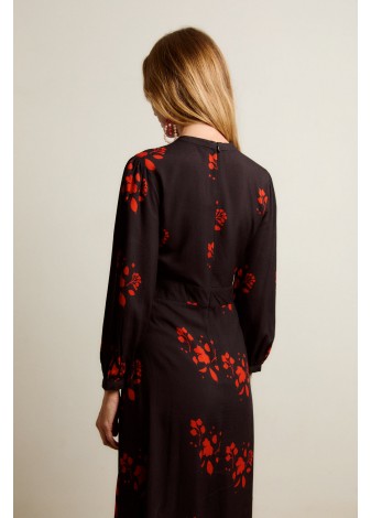 Vestido Castaño de Indias Marais Negro