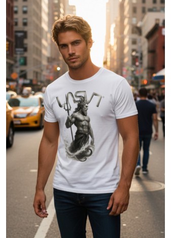 Camiseta LaSal Poseidon Blanco