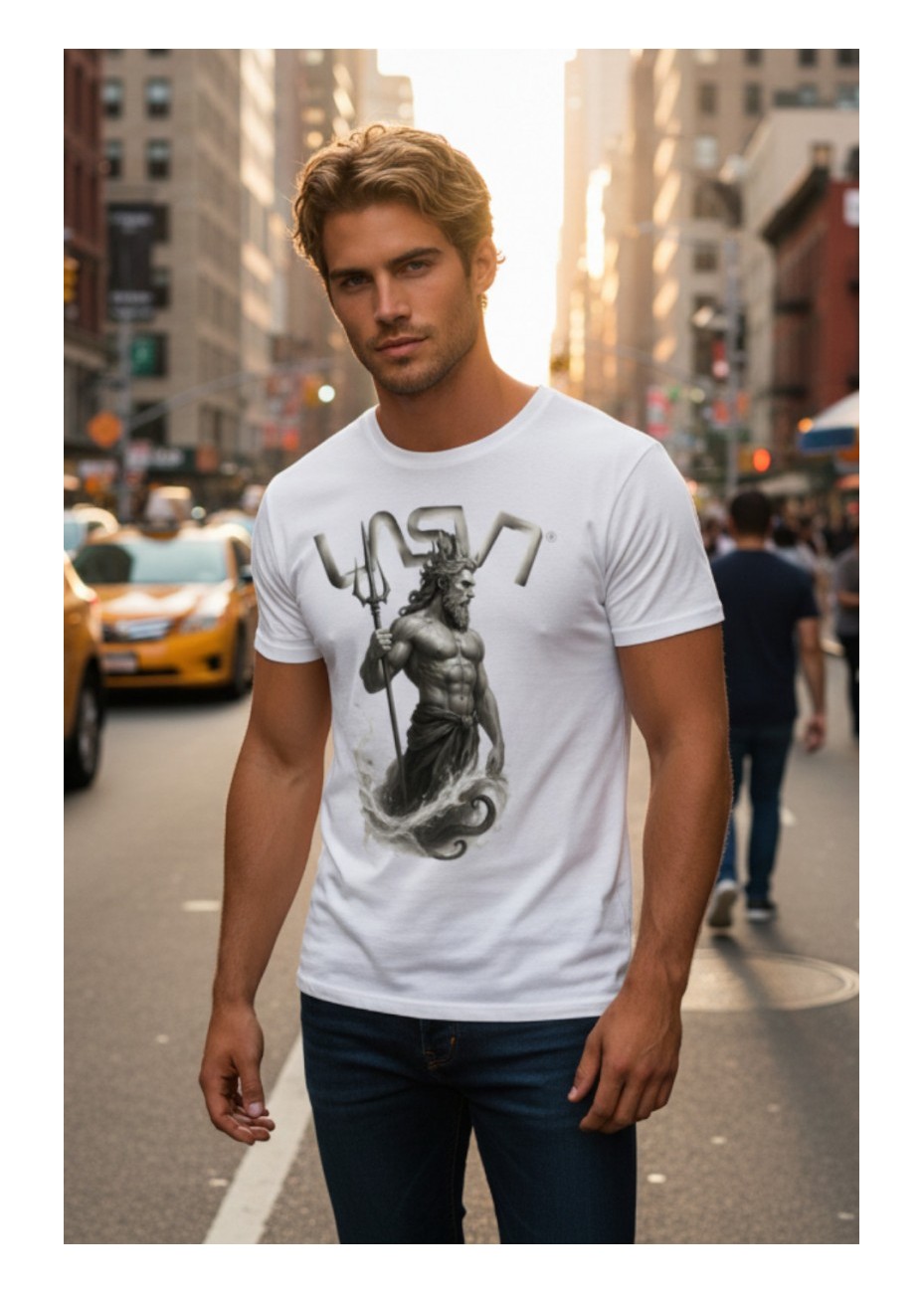 Camiseta LaSal Poseidon Blanco