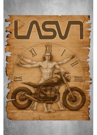 Camiseta LaSal Moto Burdeos