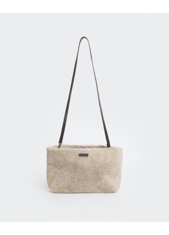 Bolso Yerse Borreguito Bandolera Crudo